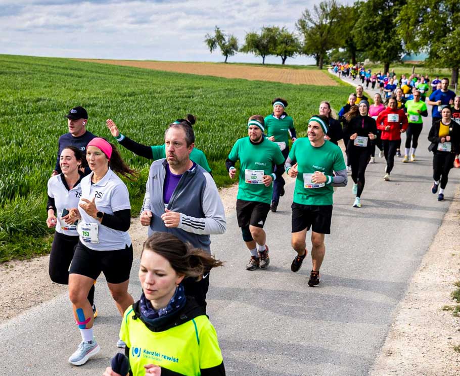 Mitarbeiter von RSI beim Firmenlauf Oberschwaben