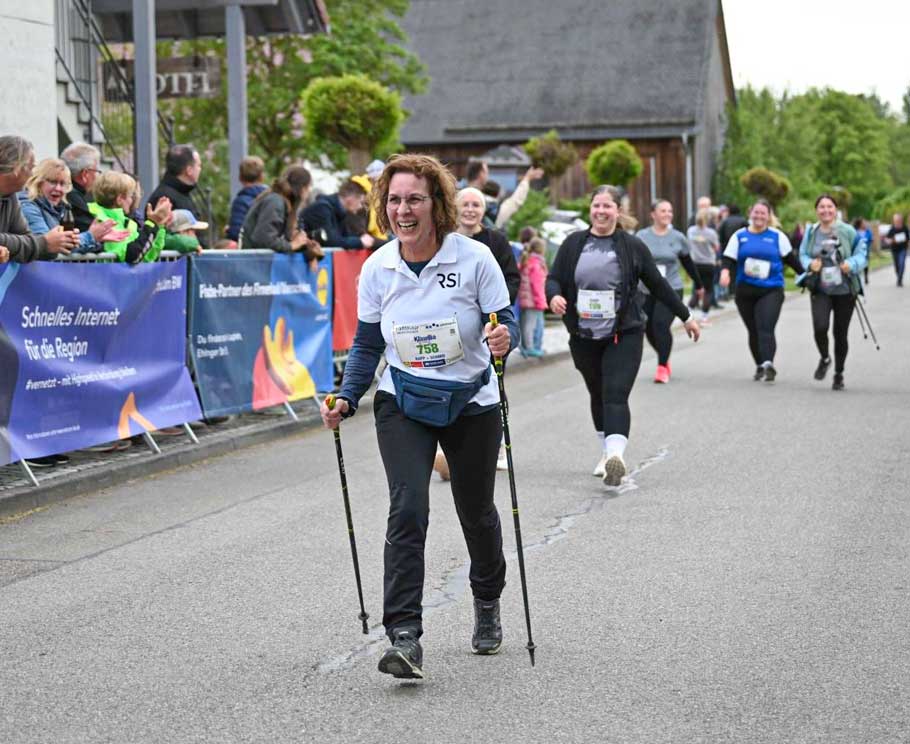 Mitarbeiterin von RSI beim Firmenlauf Oberschwaben